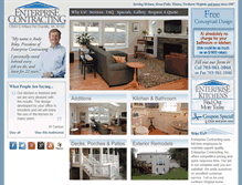 Tablet Screenshot of enterprisecontracting.com